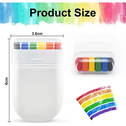 Rainbow National Flag Color Face Paint