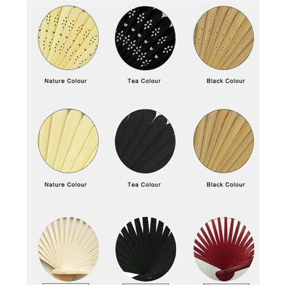 Bamboo promotional Hand Held Fan