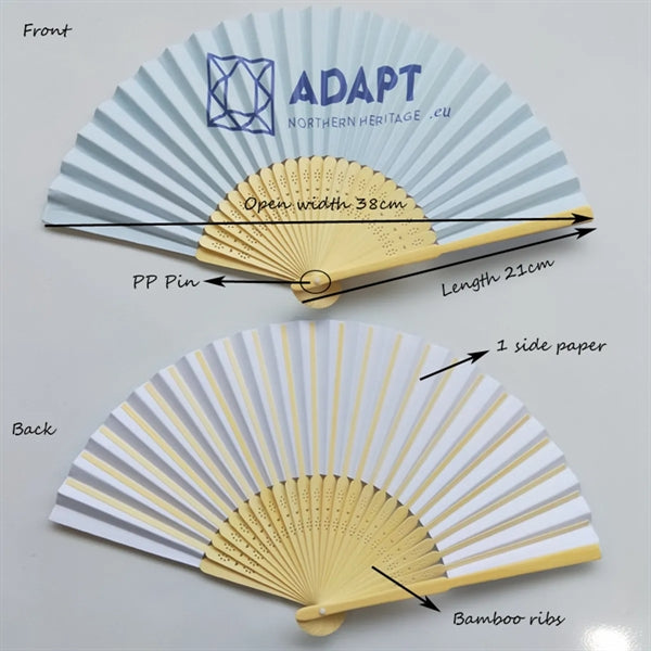 Bamboo promotional Hand Held Fan