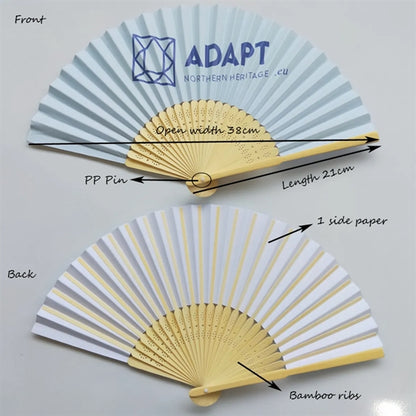 Bamboo promotional Hand Held Fan