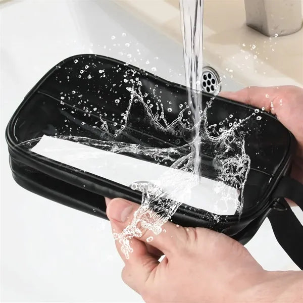 Clear PVC Travel Cosmetic Bag Toiletry Makeup Organizer