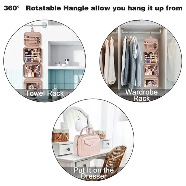 waterproof makeup organizer for cosmetic bag