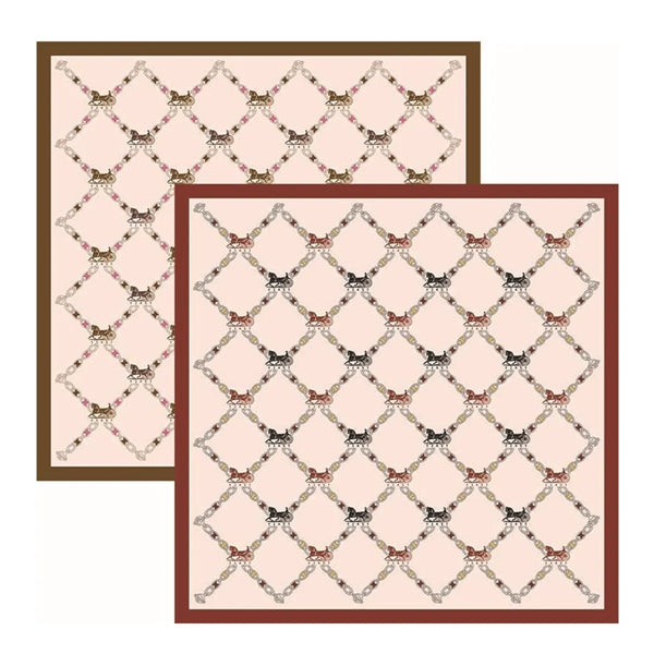 Silk Double-Sided Square Scarf