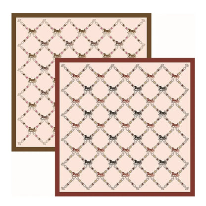 Silk Double-Sided Square Scarf