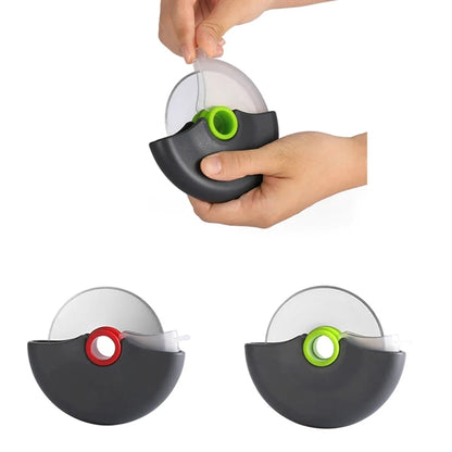 Pizza Cutter Wheel With Protective Blade Cover
