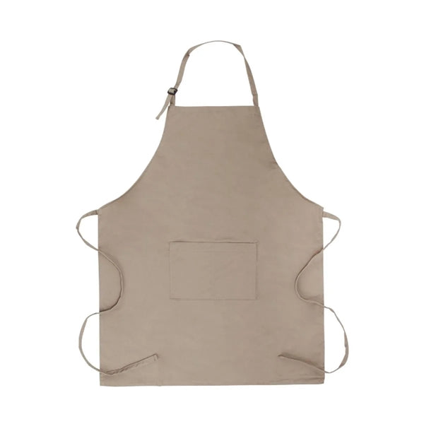 7 OZ. ADJUSTABLE TWILL BIB APRON/ 2-POCKET