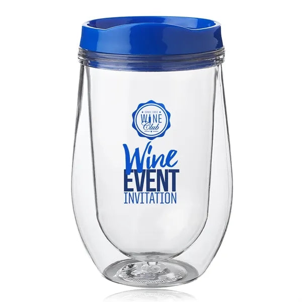 15 oz. Double Wall Acrylic Tumbler w/ Black Top