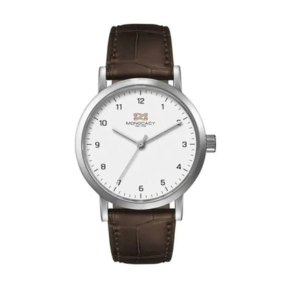 39MM, SS, SLIM SILVER CASE, 3-HAND MVT