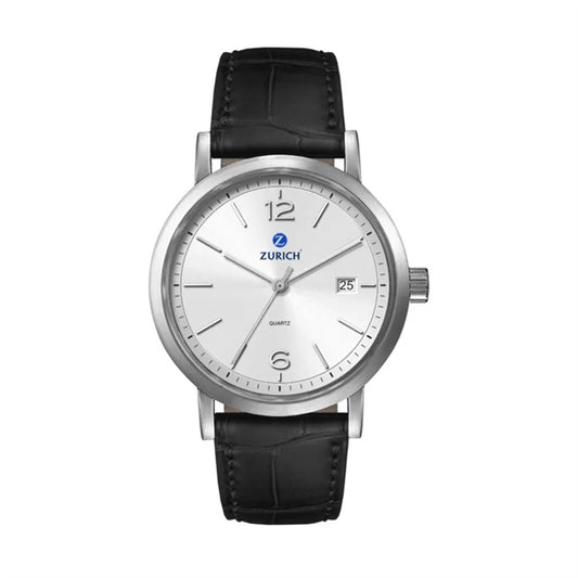 39MM, SS, SILVER CASE, 3-HAND MVT, DTE