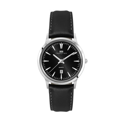 31.5MM SS SILVER CASE, 3-HAND MVT, DTE