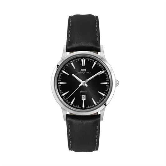 31.5MM SS SILVER CASE, 3-HAND MVT, DTE