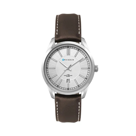 33MM, SILVER METAL CASE, 3-HAND MVT, DTE