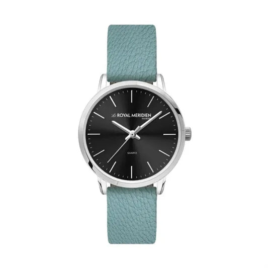 30.5MM, SILVER METAL CASE, 3-HAND MVT