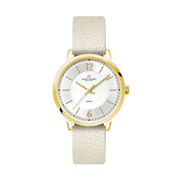 30.5MM, GOLD METAL CASE, 3-HAND MVT
