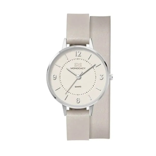 34MM, SILVER METAL CASE, 3-HAND MVT