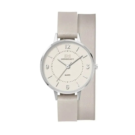 34MM, SILVER METAL CASE, 3-HAND MVT