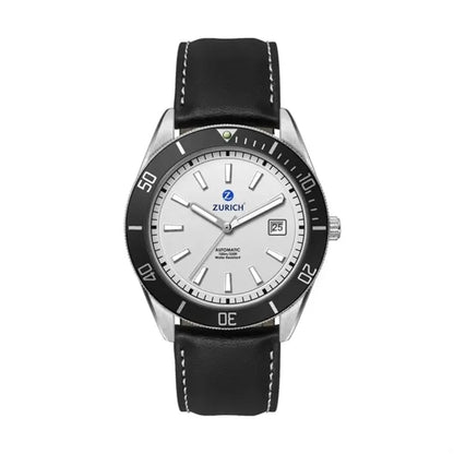 42MM, SS, SILVER CASE, BK BEZEL, "AUTOMATIC" MVT, DTE