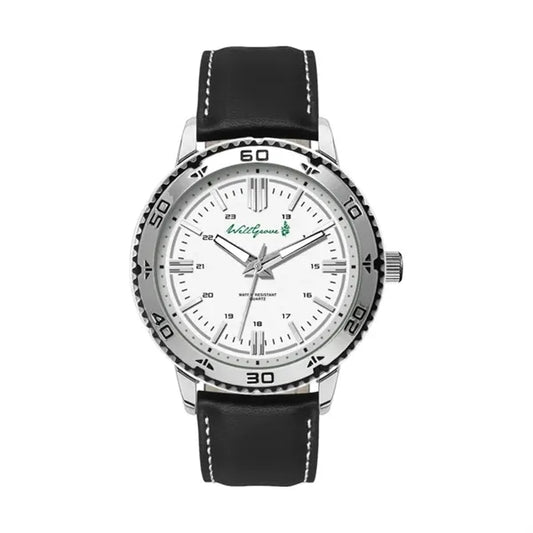 46MM, SILVER METAL CASE, 3-HAND MVT