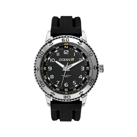 46MM, SILVER METAL CASE, 3-HAND MVT