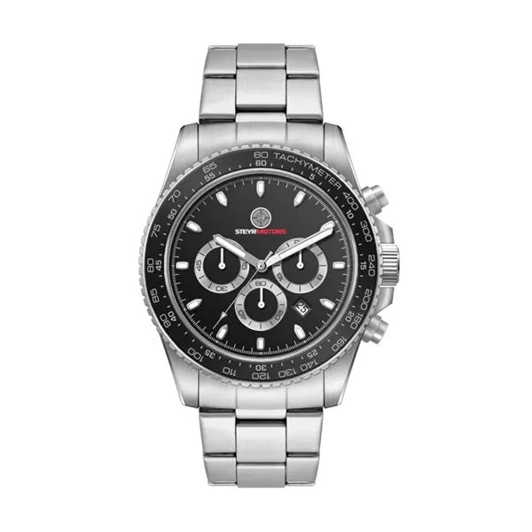 42.5MM, SS, SILVER CASE, CHRONO MVT, DTE