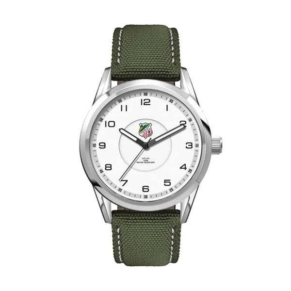 42MM, SS, SILVER CASE, 3-HAND "SOLAR" MVT
