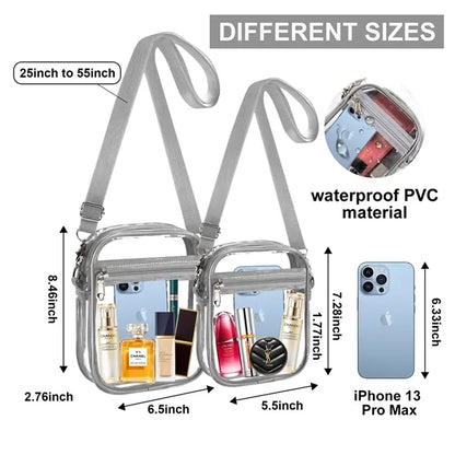 Clear Crossbody  Bag