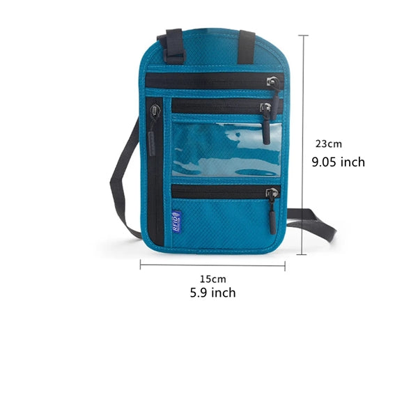 Travel Hanging Neck Passport Bag