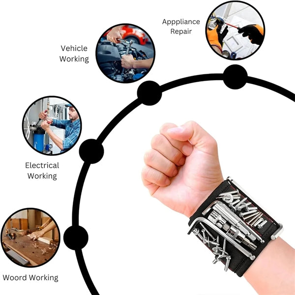 Magnetic Wristband Strong Magnets Bracelet