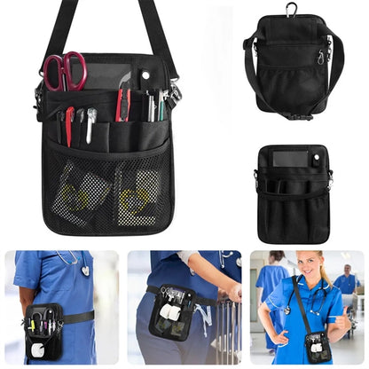 First Lifesaver Nurse Bag, Hands-Free Medical Fanny Pack.