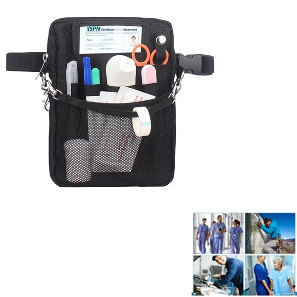 First Lifesaver Nurse Bag, Hands-Free Medical Fanny Pack.