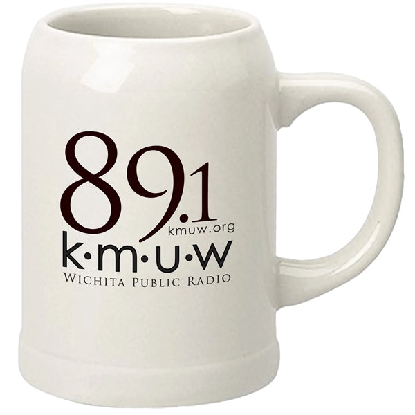 24 oz. Ceramic Dishwasher-Safe Stein Beer Mug w/ Handle