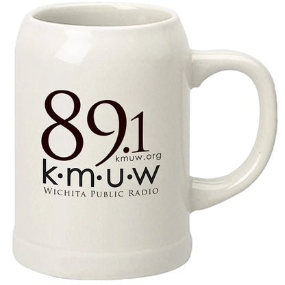 24 oz. Ceramic Dishwasher-Safe Stein Beer Mug w/ Handle
