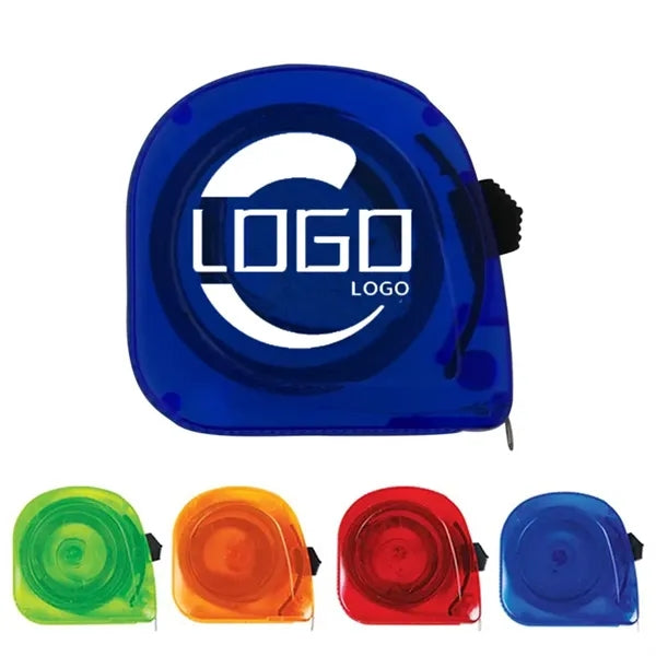 Mini Steel Tape Measure With Transparent Plastic Shell