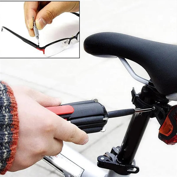 Multi Screwdriver Hand Tool With Worklight And Flashlight