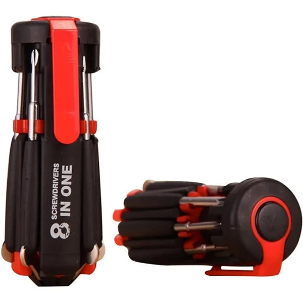 Multi Screwdriver Hand Tool With Worklight And Flashlight