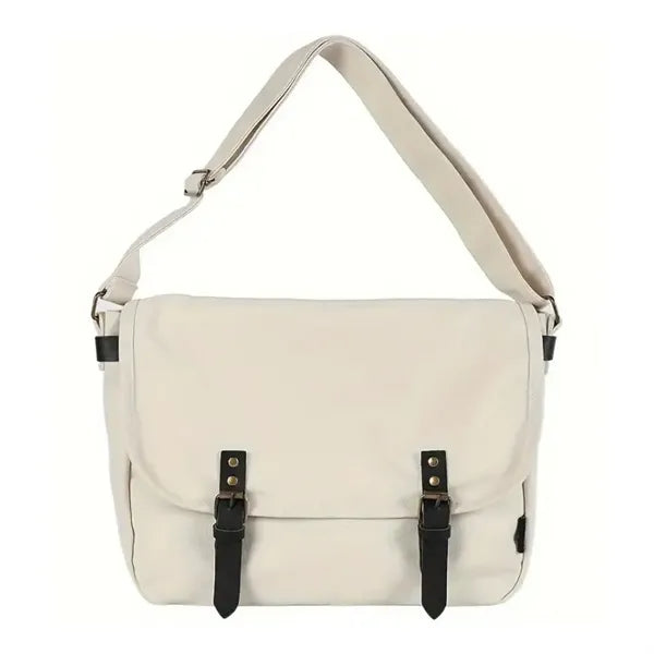 Unisex Canvas Crossbody Bag, -Duty, Large Capacity.