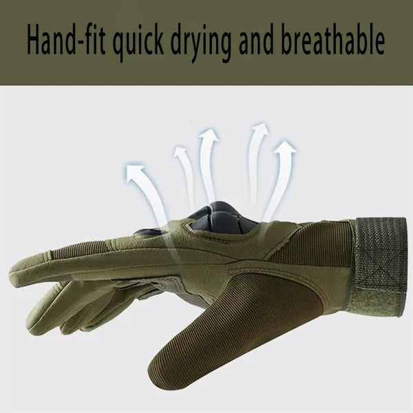 Tactical Gloves with Hard Shield for Motorcycle Camping