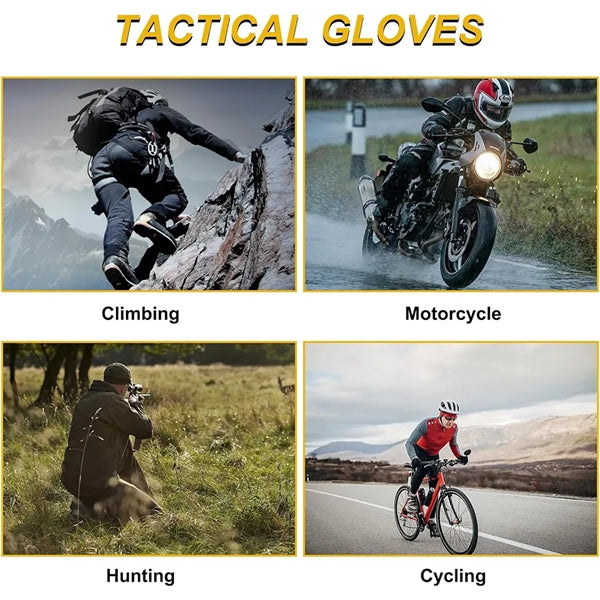 Tactical Gloves with Hard Shield for Motorcycle Camping