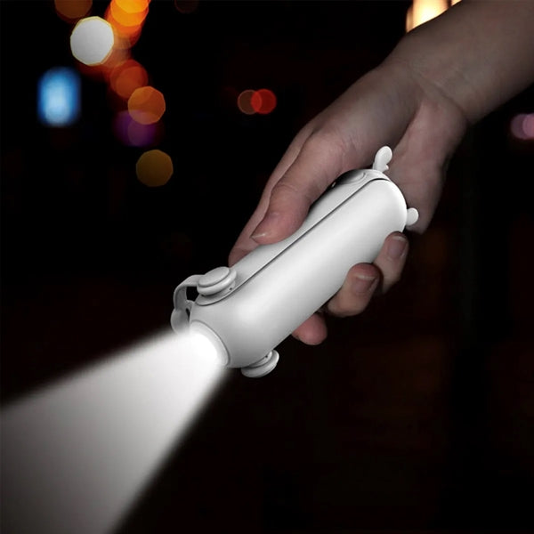 Multifunctional Rechargeable Handheld Fan With Flashlight