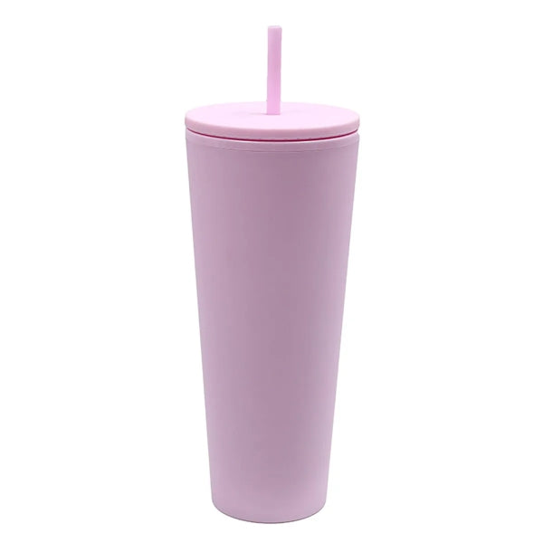 Straw Travel Mug With Lid