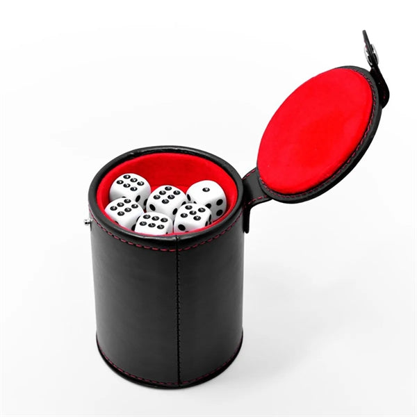 Personalized Set Of Dice Cup With Storage Compartment