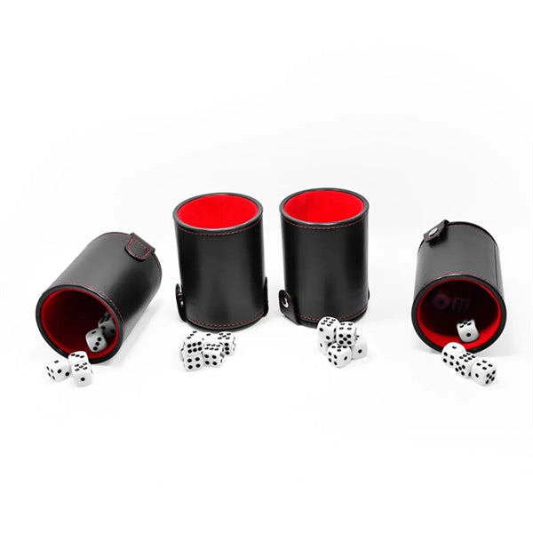 Personalized Set Of Dice Cup With Storage Compartment