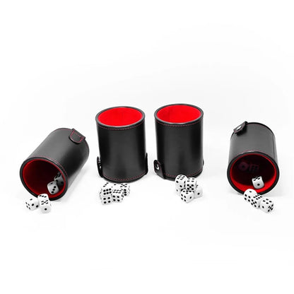Personalized Set Of Dice Cup With Storage Compartment