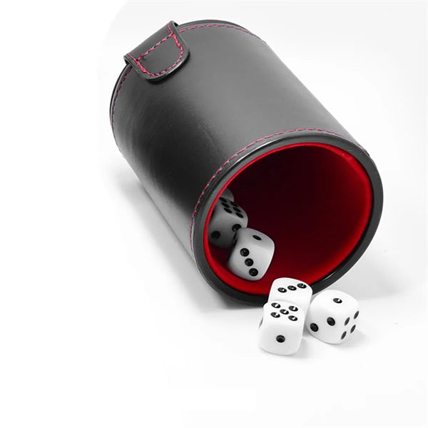 Personalized Set Of Dice Cup With Storage Compartment