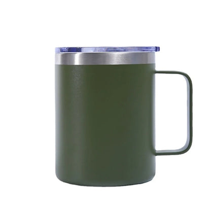 Double Layer Vacuum With Handle Thermos Cup