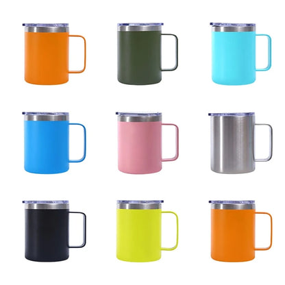 Double Layer Vacuum With Handle Thermos Cup