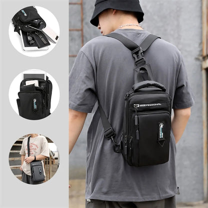Casual Daypack Waterproof Shoulder Chest Bag For Men