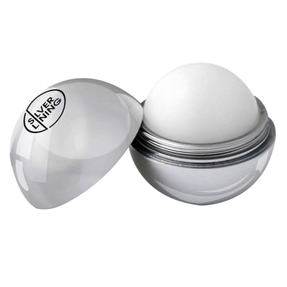 Metallic Finish Round Lip Balm