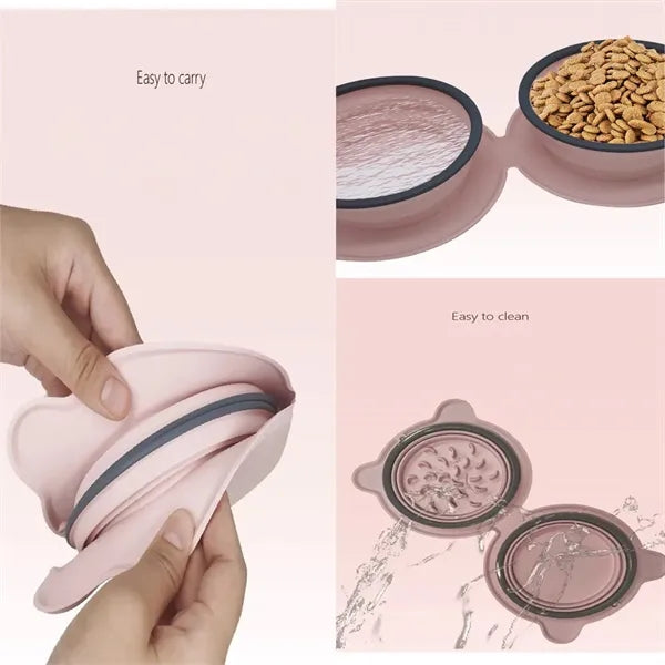 Silicone Retractable Dog Bowl