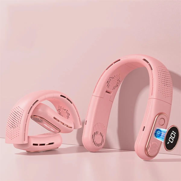 Portable Neck Fan with LED Display